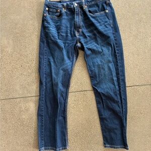 Levi's Dark Blue Straight Jeans